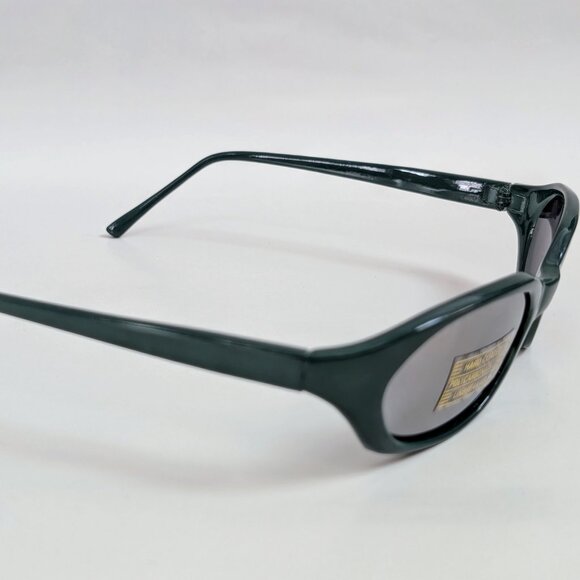 NWT Vintage 90's PC Rectangle Sport Wrap Sunglasses (S. Green) - Picture 2 of 5